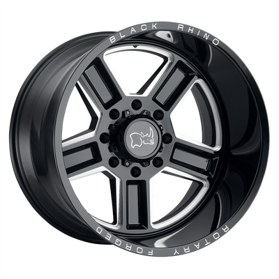 Black Rhino CANON 24X14 GLOSS BLACK W/ MILLED SPOKES 5X5.0 - 2414CAN-65127B71 Black Rhino CANON 24X14 GLOSS BLACK W/ MILLED SPOKES 5X5.0 - 2414CAN-65127B71