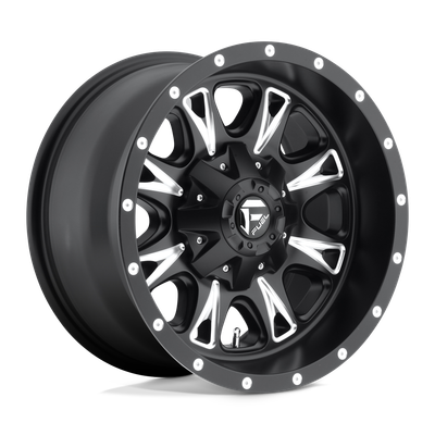 Fuel 1PC D513 THROTTLE 18X9 MATTE BLACK MILLED 6X135/5.5 - D51318909857
