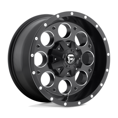 Fuel 1PC D525 REVOLVER 20X9 MATTE BLACK MILLED 8X6.5 - D52520908257