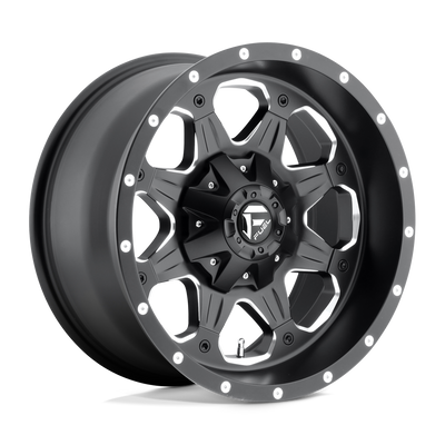 Fuel 1PC D534 BOOST 17X9 MATTE BLACK MILLED 5X5.0/5.5 - D53417905745