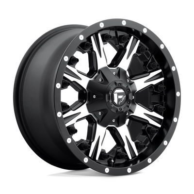 Fuel 1PC D541 NUTZ 20X9 MATTE BLACK MACHINED 8X180 - D54120901850