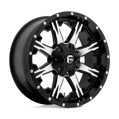 Fuel 1PC D541 NUTZ 20X9 MATTE BLACK MACHINED 6X135/5.5 - D54120909857