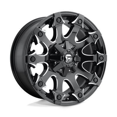 Fuel 1PC D578 BATTLE AXE 22X12 GLOSS BLACK MILLED 5X5.5/150 - D57822207047