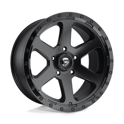 Fuel 1PC D589 RIPPER 20X9 MATTE BLACK GLOSS BLACK LIP 5X5.5 - D58920908549