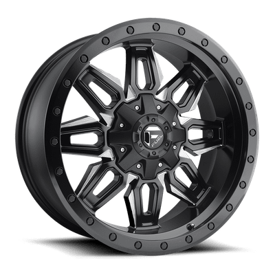 Fuel 1PC D591 NEUTRON 20X9 MATTE BLACK MILLED 5X5.5/150 - D59120907050