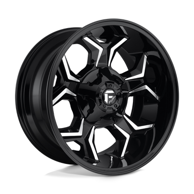 Fuel 1PC D606 AVENGER 20X10 GLOSS BLACK MILLED 8X170 - D60620001747