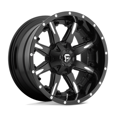 Fuel 2PC D251 NUTZ 20X10 MATTE BLACK MILLED 8X6.5 - D25120008247