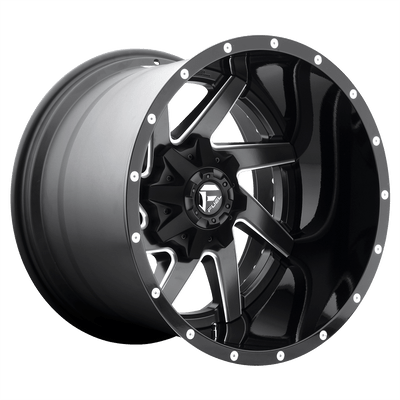 Fuel 2PC D265 RENEGADE 22X12 MATTE BLACK MILLED 8X170 - D26522201747