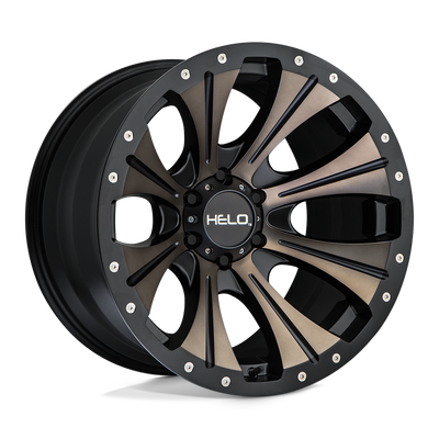 Helo HE901 17X9 SATIN BLACK DARK TINT 6X5.5 - HE90179068912N