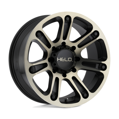 Helo HE904 17X9 SATIN BLACK MACHINED DARK TINT 6X135 - HE90479063900