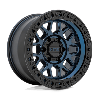 KMC KM549 GRS 17X9 MIDNIGHT BLUE WITH GLOSS BLACK LIP 5X5.0 - KM54979050900 KMC KM549 GRS 17X9 MIDNIGHT BLUE WITH GLOSS BLACK LIP 5X5.0 - KM54979050900