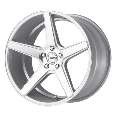 KMC KM685 DISTRICT 20X8.5 SILVER MACHINED 5X4.5 - KM68528512435 KMC KM685 DISTRICT 20X8.5 SILVER MACHINED 5X4.5 - KM68528512435