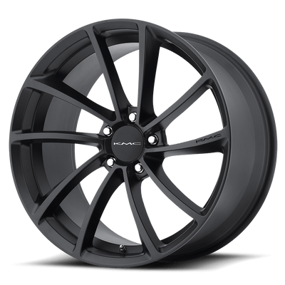 KMC KM691 SPIN 18X8 SATIN BLACK 5X120 - KM69188052735