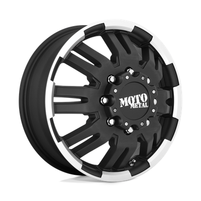 Moto Metal MO963 17X6 MATTE BLACK MACHINED - FRONT 8X200 - MO96376082799