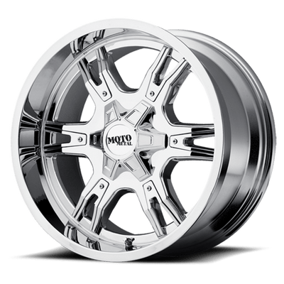 Moto Metal MO969 18X9 CHROME WITH RED AND BLACK ACCENTS 5X5.5 - MO96989055200