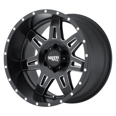 Moto Metal MO975 20X9 SATIN BLACK MILLED 5X5.5 - MO97529055918