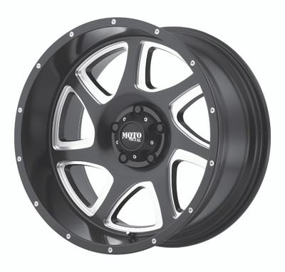 Moto Metal MO976 20X10 SATIN BLACK MILLED 6X135 - MO97621016924N