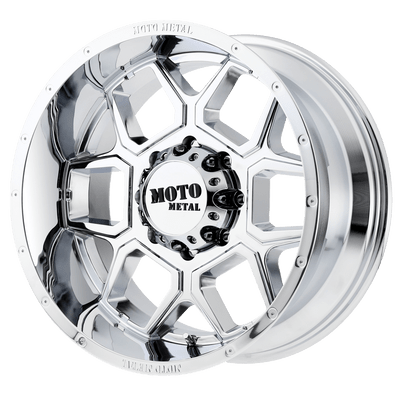 Moto Metal MO981 SPADE 20X10 CHROME 6X135 - MO98121063224N