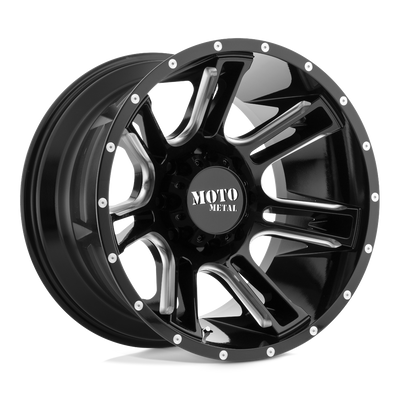 Moto Metal MO982 AMP 18X10 GLOSS BLACK MILLED 6X135 - MO98281063324N