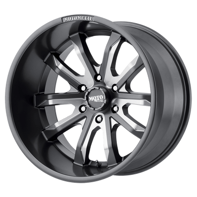 Moto Metal MO983 DAGGER 20X9 SATIN GRAY MILLED 6X4.5 - MO98329064418