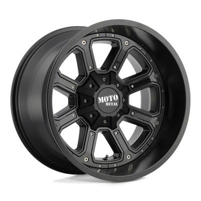 Moto Metal MO984 SHIFT 20X10 MATTE BLACK GLOSS BLACK INSERTS 6X135/5.5 - MO98421067724N