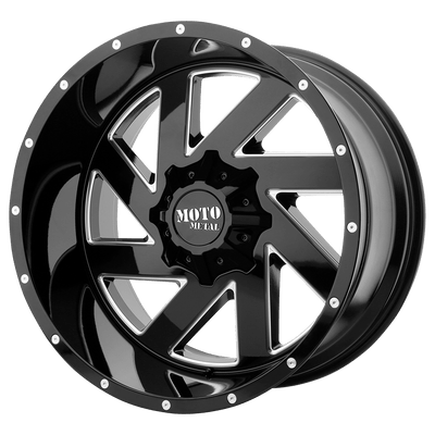 Moto Metal MO988 MELEE 20X9 GLOSS BLACK MILLED 8X170 - MO98829087300