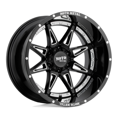 Moto Metal MO993 HYDRA 20X10 GLOSS BLACK MILLED 8X170 - MO99321087318N