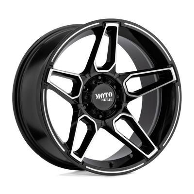 Moto Metal MO994 FANG 20X9 GLOSS BLACK MACHINED 6X135 - MO99429063300