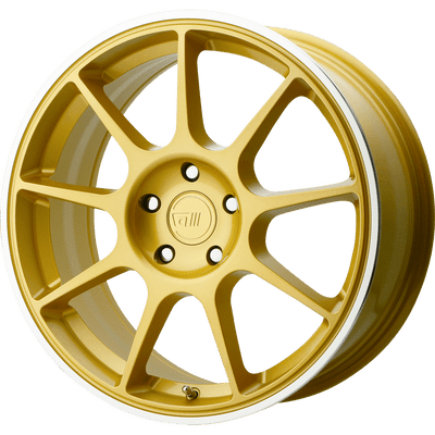 Motegi MR138 19X8.5 GOLD MACHINED LIP 5X112 - MR13898557645