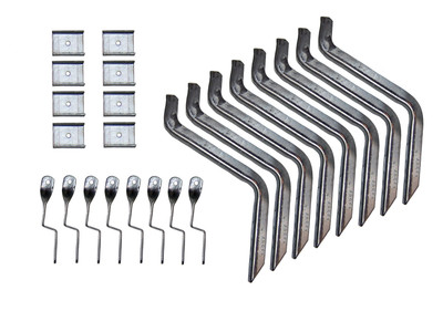 Lund 300049 Lund EZ Running Board Bracket Kit for 1992-2000 Chevrolet and GMC C/K 1500-3500 with Crew Cab; 1992-1999 Suburban