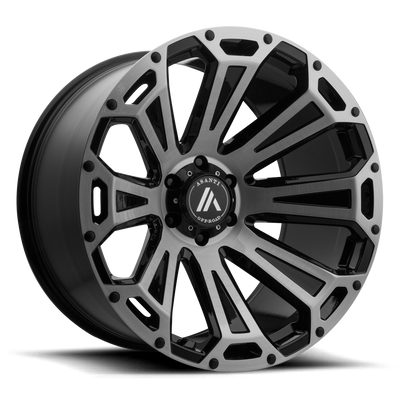 Asanti Off Road AB813 CLEAVER 20X10 BLACK-BRUSHED 8X170 - AB813-201087BB12N
