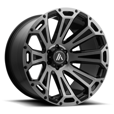 Asanti Off Road AB813 CLEAVER 22X10 BLACK-BRUSHED 5X5.0 - AB813-221050BB12N
