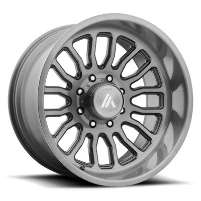 Asanti Off Road AB815 WORKHORSE 22X10 TITANIUM-BRUSHED 5X5.0 - AB815-221050TB12N