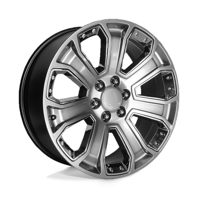 Performance Replicas PR113 22X9 HYPER SILVER DARK WITH CHROME ACCENTS 6X5.5 - 113HC-2295824