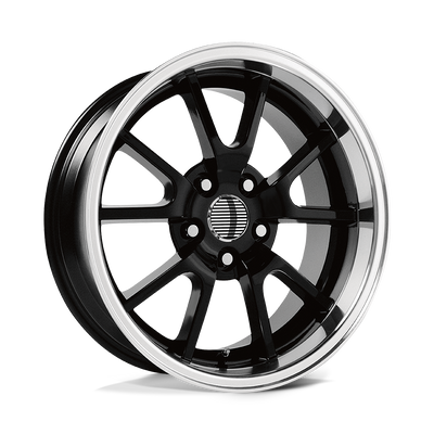 Performance Replicas PR118 18X9 GLOSS BLACK/MACHINED LIP 5X4.5 - 118B-896530