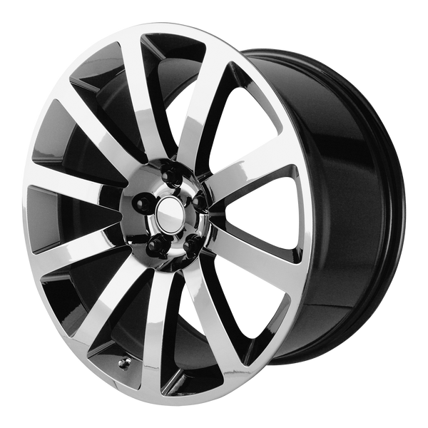 Performance Replicas PR146 20X9 BLACK CHROME PVD 5X115 - 146BC-299026