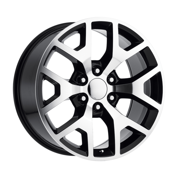 Performance Replicas PR169 24X10 GLOSS BLACK WITH MACHINED SPOKES 6X5.5 - 169BM-2415831