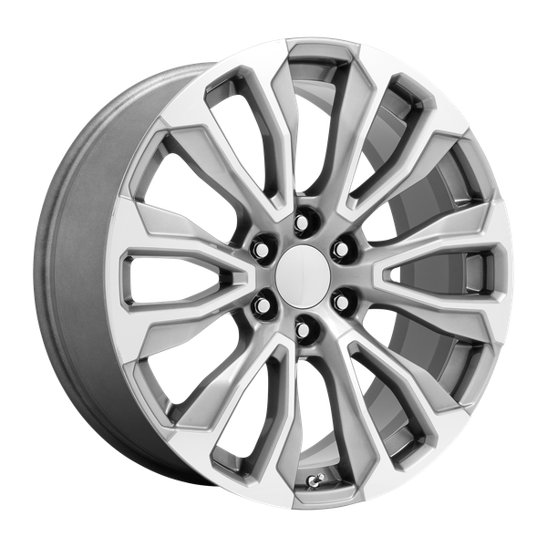 Performance Replicas PR211 22X9 SILVER MACHINED FACE 6X5.5 - 211SM-2295828