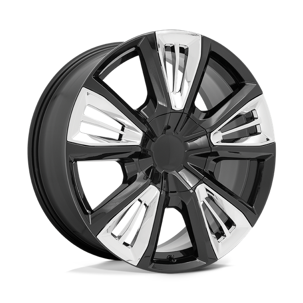 Performance Replicas PR212 22X9 GLOSS BLACK WITH CHROME ACCENTS 6X5.5 - 212GC-2295828