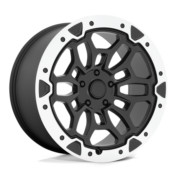 Performance Replicas PR215 22X10 MATTE BLACK MACHINED 5X5.5 - 215BM-2218519