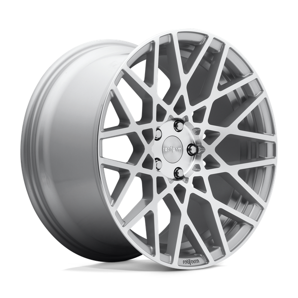 Rotiform 1PC R110 BLQ 19X8.5 GLOSS SILVER MACHINED 5X100 - R110198579+35