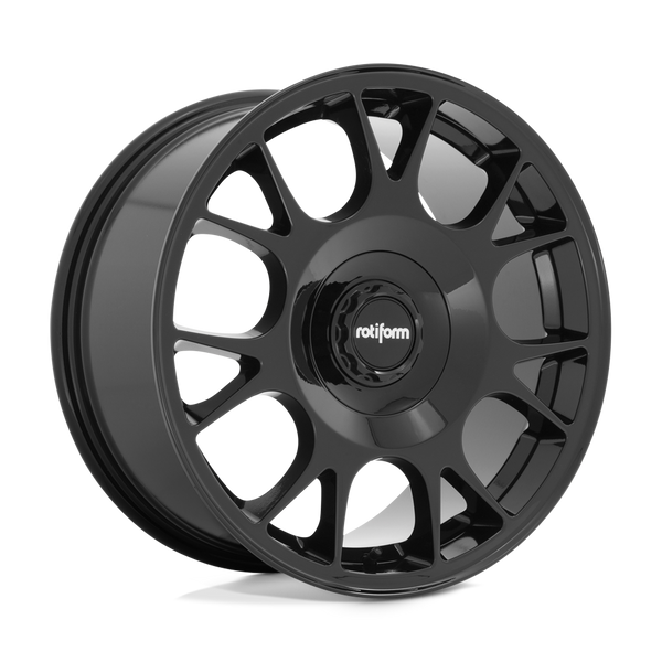 Rotiform 1PC R187 TUF-R 18X8.5 GLOSS BLACK 5X112/4.5 - R187188542+45