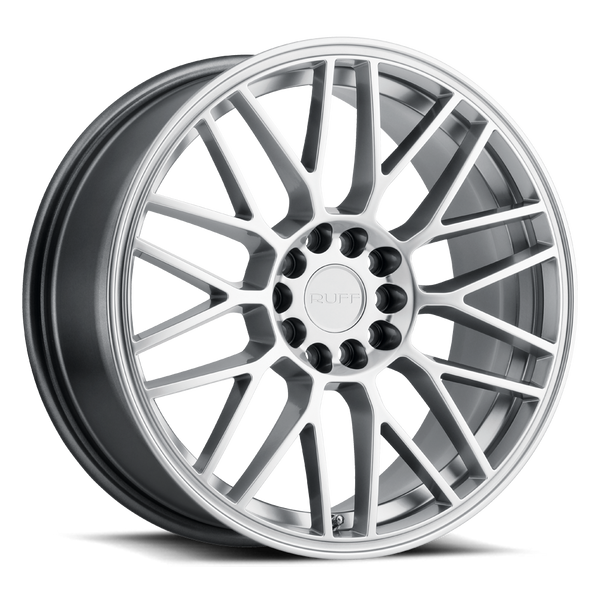 Ruff OVERDRIVE 17X7.5 HYPER SILVER 4X100/4.5 - 1775VDR384D04S72