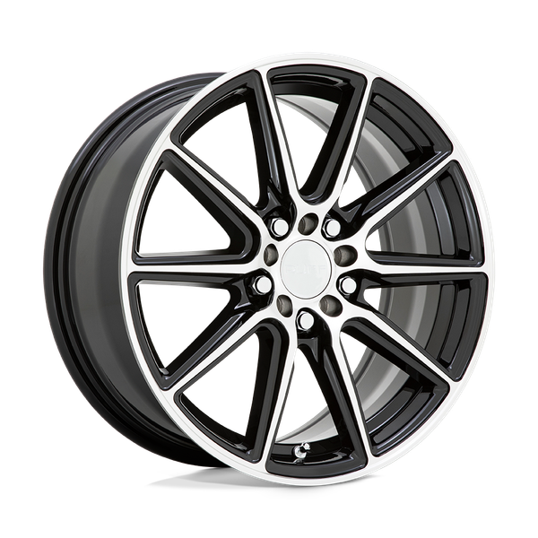 Ruff THROTTLE 18X8 GLOSS BLACK W/ MACHINED FACE 5X112/120 - 1880RDT385D20F76