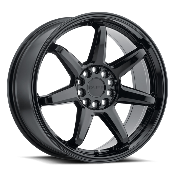 Ruff SHIFT 18X8 GLOSS BLACK 4X100/4.5 - 1880SFT384D04B72
