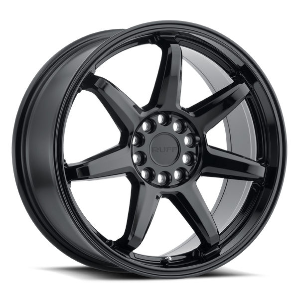 Ruff SHIFT 18X8 GLOSS BLACK 5X4.25/4.5 - 1880SFT385D84B72