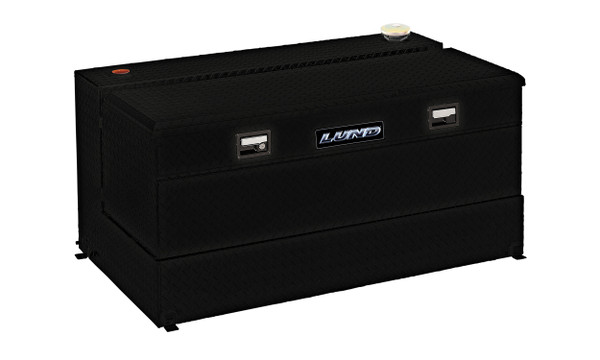 Lund 73290 80 Gallon L-Shaped 48-Inch Box Combo, Black Aluminum-73290