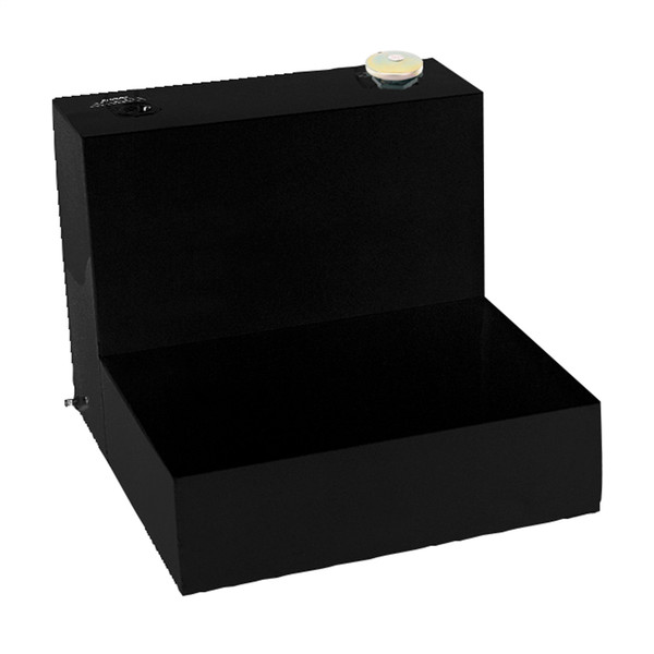 Lund 73592 Full Size L Shape Liquid Storage Tank, Black Steel-73592