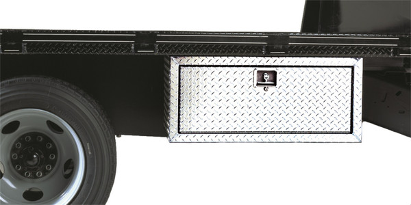 Lund 8224 Challenger UnderBed Storage Box, 24-Inch, Brite Aluminum-8224