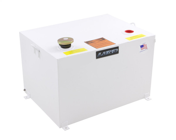 Lund 83098 Full Size L Shape Liquid Storage Tank, White Steel-83098